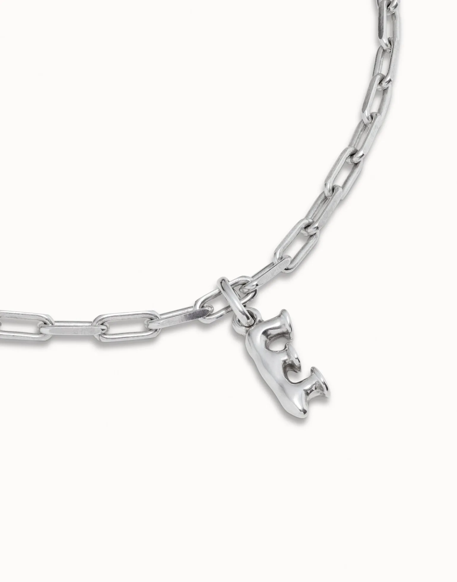 Short link chain charm necklace