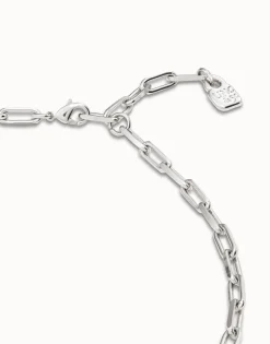 Short link chain charm necklace