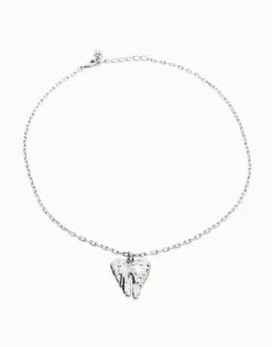 Short necklace with wing detail