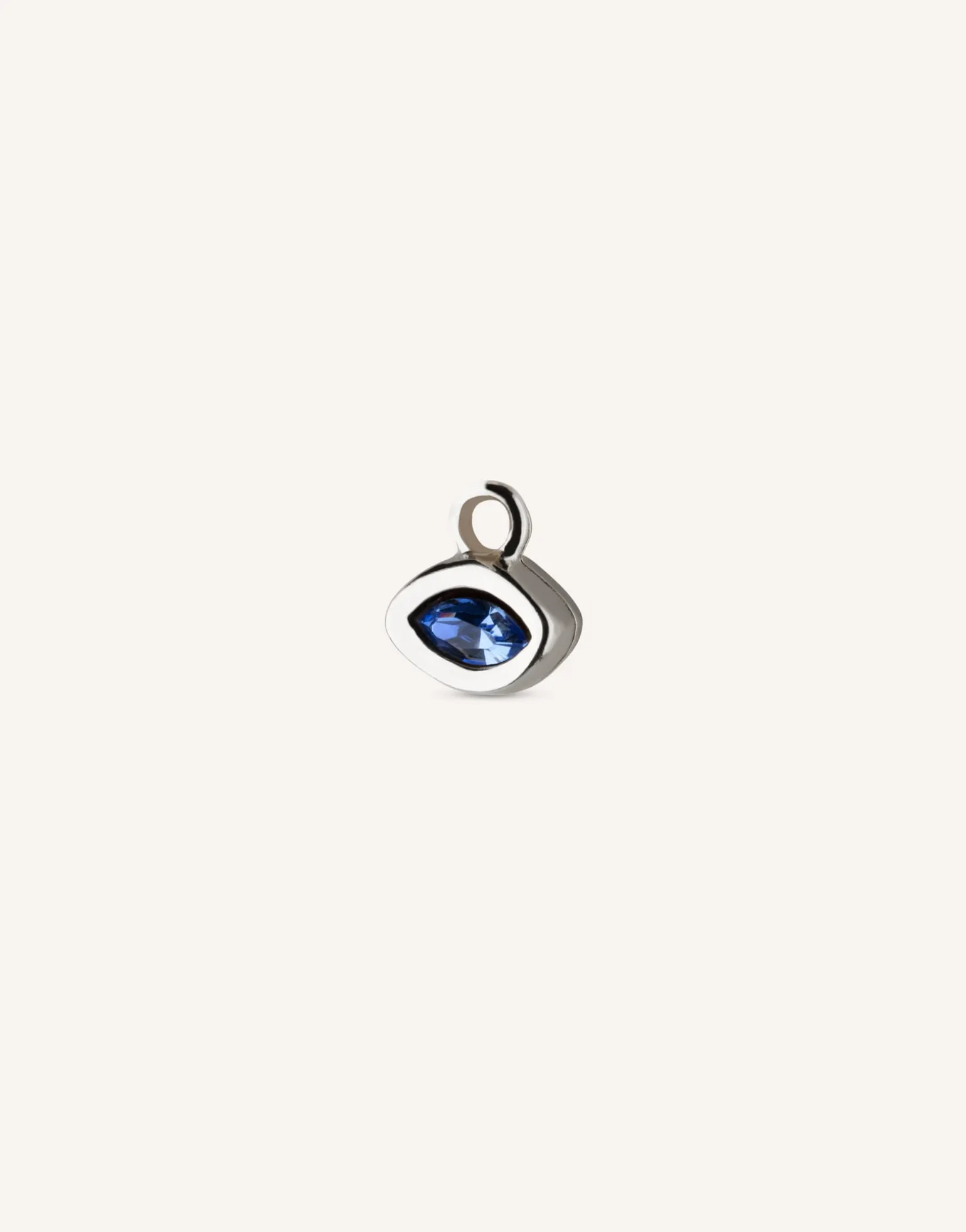 Single Hoop Charm With A Cristal