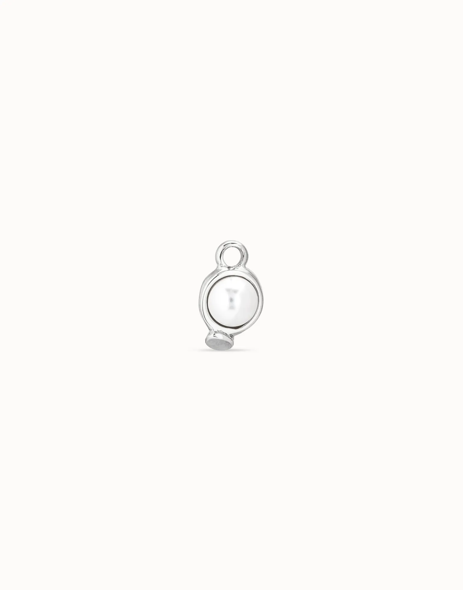 Single Hoop Charm With A Cristal