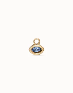 Single Hoop Charm With A Crystal