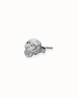 Skull single stud earring