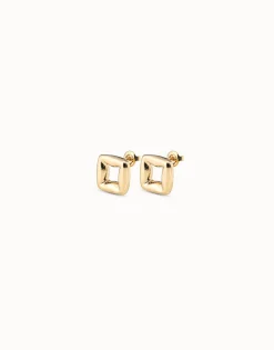 Square stud earrings