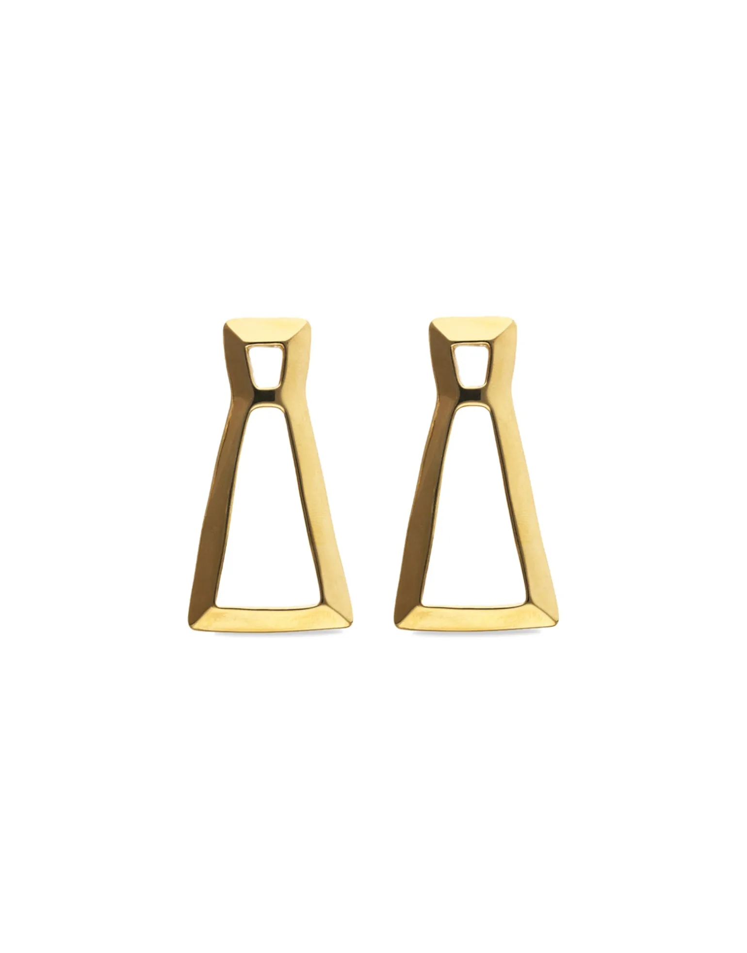 Triangular earrings