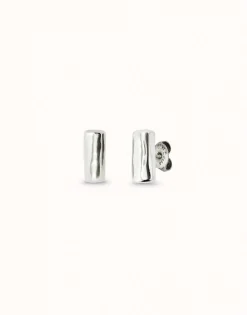 Tubular shape stud earrings