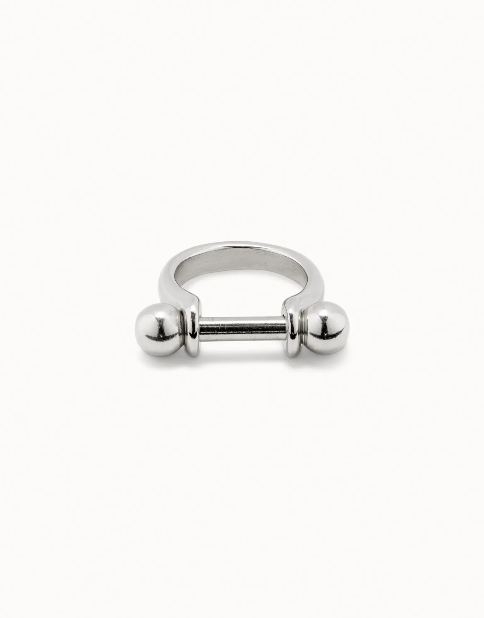 Wide ring with textured finish